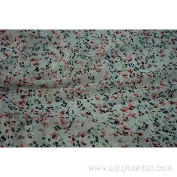 100% Polyester Swiss Dot Clip Jacquard Chiffon Fabric